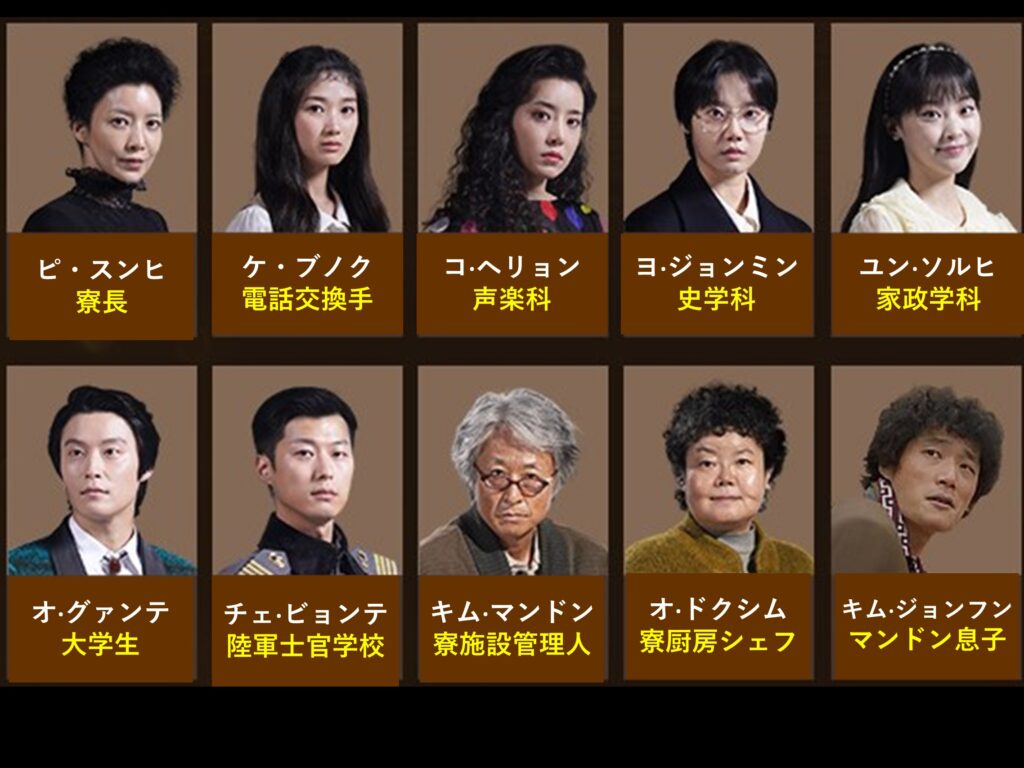 韓国ドラマ【スノードロップ】相関図，登場人物・組織・役職を解説